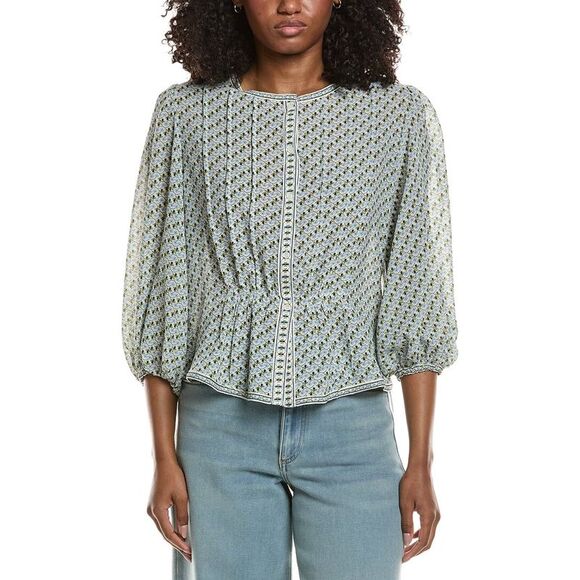 Max Studio Womens Peplum Top - Picture 1 of 4